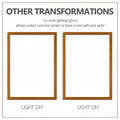 Full Designer Service — light off vs. light on