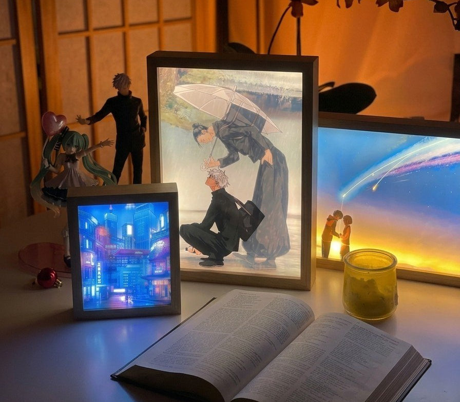 Your photo, cast in light.